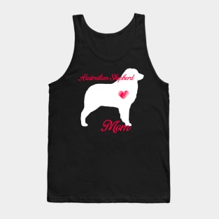 Australian shepherd mom   cute mother's day t shirt for dog lovers Tank Top